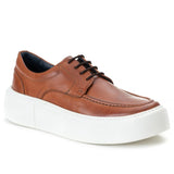 Tenis de Couro Masculino Sola Alta