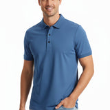 Camisa Polo Masculina em Tecido Gelado Elastico