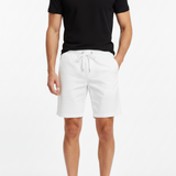 Bermuda Masculina Branca Premium com Elástico e Cordão