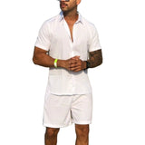 Conjunto Masculino Praia Viscose com Elastano Leve Fresco
