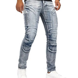 Calça Jeans Masculina Slim Estilo Moderno e Urbana