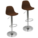 Kit 2 Banquetas Giratória Regulável Base Giratória Cromada