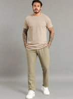 Calça Esporte Fino Masculina Casual Com Linho