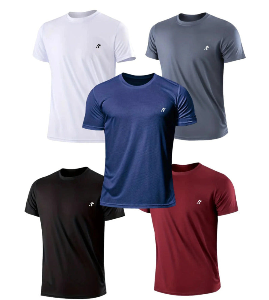 Camiseta Dry Fit Kit com 5 Academia Corrida CrossFit