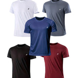 Camiseta Dry Fit Kit com 5 Academia Corrida CrossFit