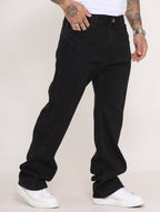 Calça Jeans Larga Masculino Oversize Sem Elastano