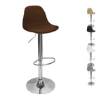 Kit 2 Banquetas Giratória Regulável Base Giratória Cromada