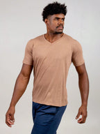 Camiseta Gola V Masculino Slim Fit Lisa Kit com 5