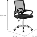 Cadeira de Escritório Secretária Giratória oferece conforto e funcionalidade para ambientes profissionais.
