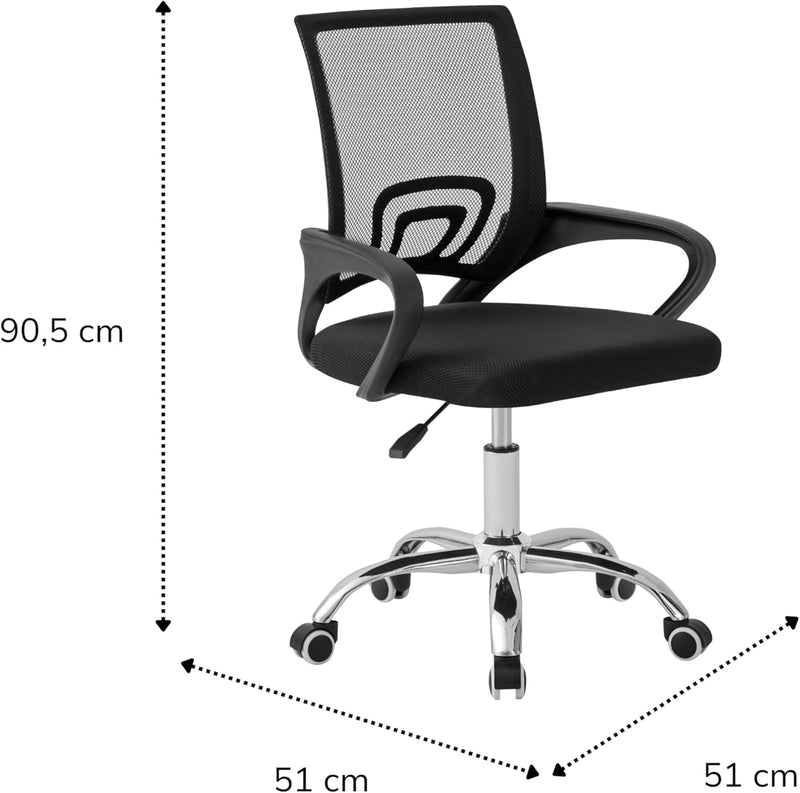 Cadeira de Escritório Secretária Giratória oferece conforto e funcionalidade para ambientes profissionais.