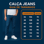 Kit 3 Calça Jeans Masculina Elastano Lycra Skinny Tradicional