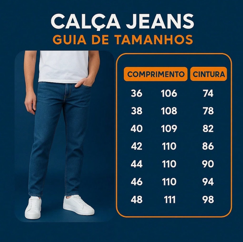 Kit 3 Calça Jeans Masculina Elastano Lycra Skinny Tradicional
