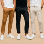 Kit Calças Masculinas Sarja com 3