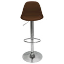 Kit 2 Banquetas Giratória Regulável Base Giratória Cromada