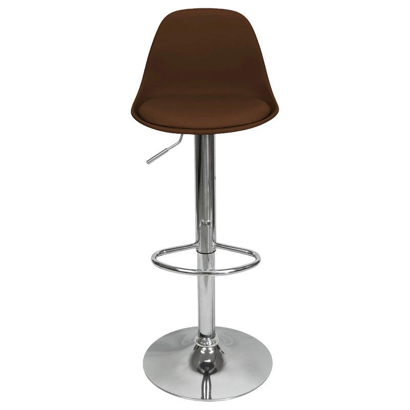 Kit 2 Banquetas Giratória Regulável Base Giratória Cromada