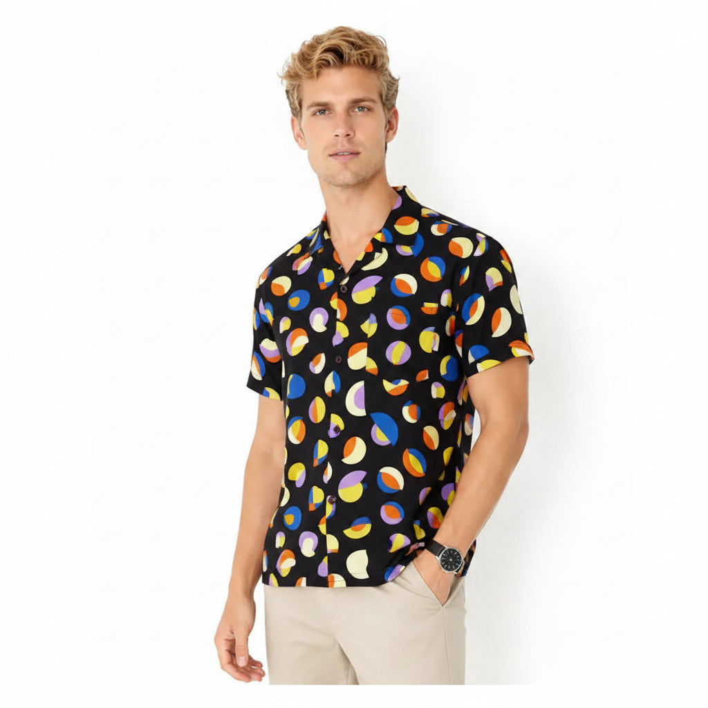 Kit 3 Camisas Masculinas Manga Curta Estampadas Casual Premium By For Man