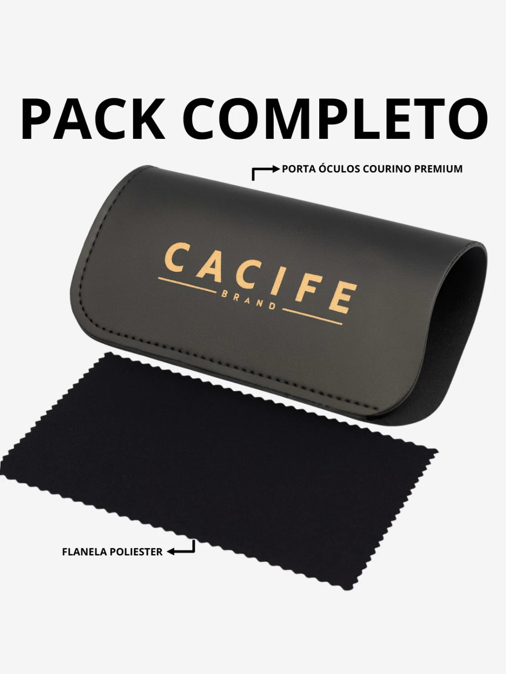 Óculos de Sol Polarizado Madrid Preto