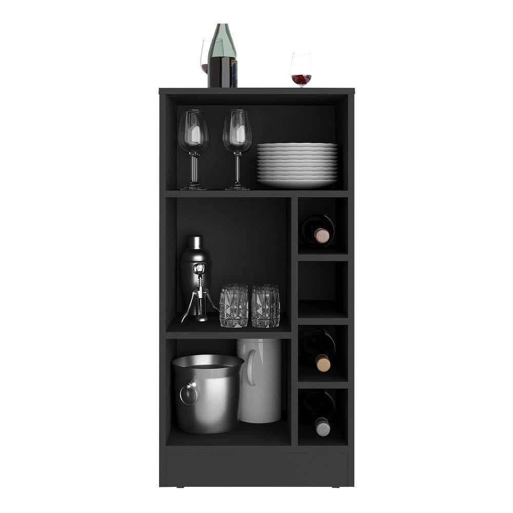 Bancada Balcão Mesa de Cozinha Gourmet com Adega e 1 Porta