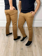 Kit Calças Masculinas Sarja com 3