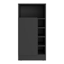 Bancada Balcão Mesa de Cozinha Gourmet com Adega e 1 Porta