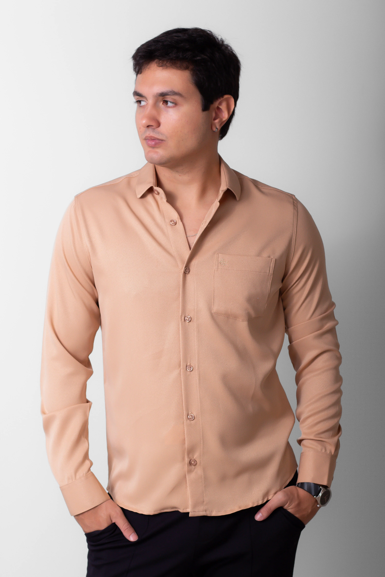 Camisa Manga Longa Masculino