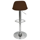 Kit 2 Banquetas Giratória Regulável Base Giratória Cromada