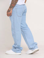 Calça Jeans Larga Masculino Oversize Sem Elastano