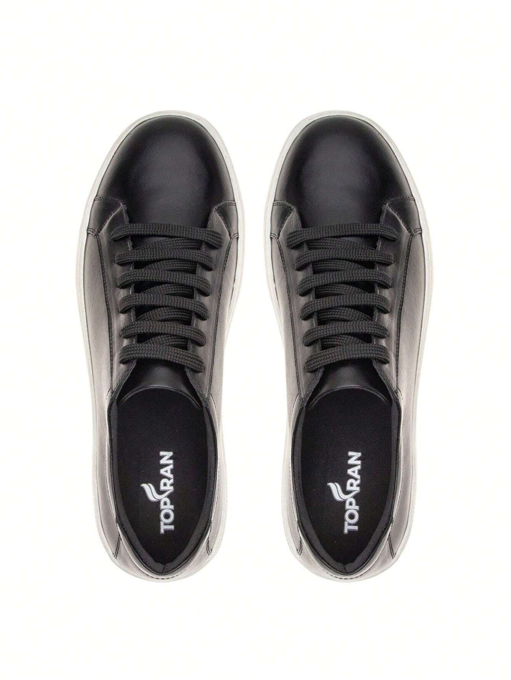 Tênis Casual Masculino de Couro Premium Italiano Solado Antiderrapante