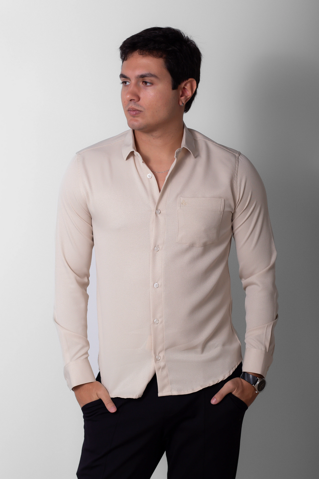 Camisa Manga Longa Masculino
