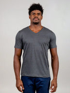 Camiseta Gola V Masculino Slim Fit Lisa Kit com 5