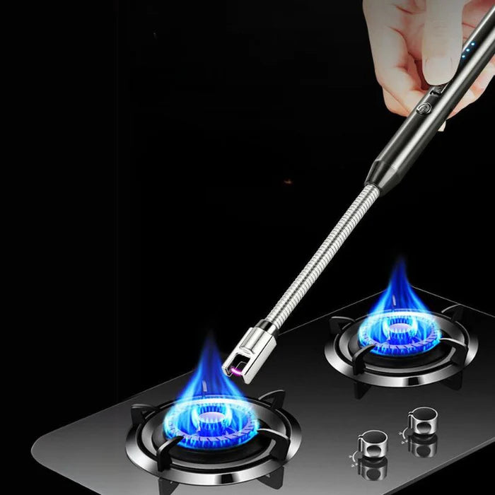 Acendedor Elétrico Recarregável Fire Pro, é um acendedor elétrico recarregável que oferece praticidade e eficiência na ignição de chamas. Com design moderno e bateria de longa duração, elimina a necessidade de gás ou fósforos, garantindo segurança e economia. Ideal para uso em churrasqueiras, fogões e lareiras, proporciona acendimento rápido e confiável em qualquer ambiente.