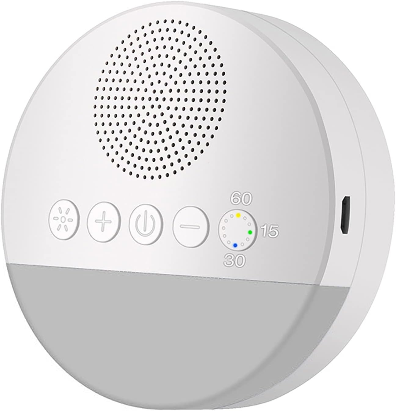 Aparelho de Som Ruído, Este aparelho de som com ruído branco e luz de respiração oferece uma solução eficaz para promover noites tranquilas e melhorar a concentração durante o dia. Com seis opções de sons suaves — chuva, floresta, ondas, fluxo, canção de ninar e ruído branco —, cria um ambiente propício para relaxamento, sono e foco em atividades como trabalho e estudo. Inspirado no som do útero materno, é especialmente indicado para acalmar bebês chorosos, proporcionando maior conforto e descanso. Também é