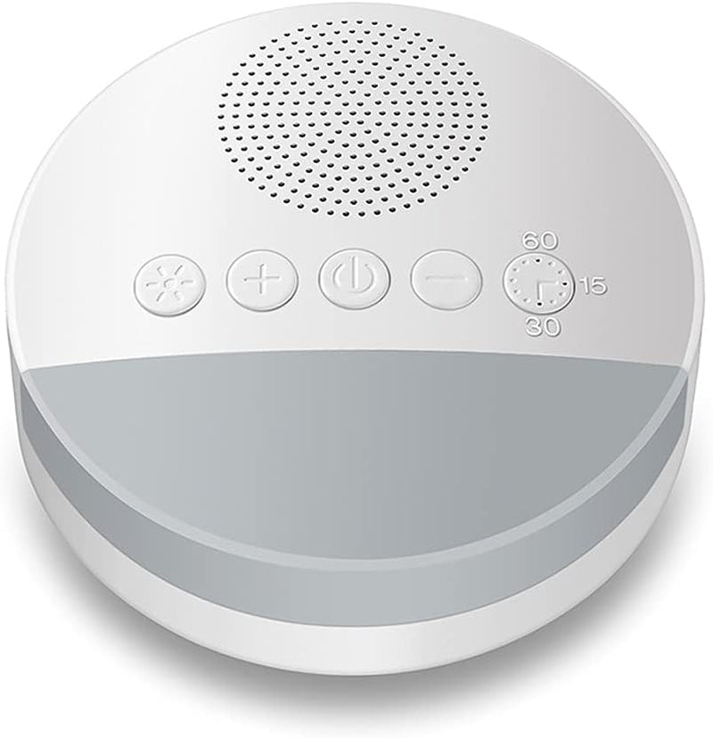 Aparelho de Som Ruído, Este aparelho de som com ruído branco e luz de respiração oferece uma solução eficaz para promover noites tranquilas e melhorar a concentração durante o dia. Com seis opções de sons suaves — chuva, floresta, ondas, fluxo, canção de ninar e ruído branco —, cria um ambiente propício para relaxamento, sono e foco em atividades como trabalho e estudo. Inspirado no som do útero materno, é especialmente indicado para acalmar bebês chorosos, proporcionando maior conforto e descanso. Também é