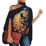 Blusa Feminina Preto Pavão