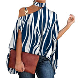 Blusa Feminina Azul Zebra