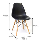 Cadeira Charles Eames com Base de Madeira Palito, combina design icônico e funcionalidade. Sua estrutura em madeira oferece resistência e durabilidade, enquanto o assento ergonômico proporciona conforto para uso prolongado. Ideal para ambientes residenciais ou comerciais que valorizam estilo e qualidade.