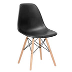 Cadeira Charles Eames com Base de Madeira Palito, combina design icônico e funcionalidade. Sua estrutura em madeira oferece resistência e durabilidade, enquanto o assento ergonômico proporciona conforto para uso prolongado. Ideal para ambientes residenciais ou comerciais que valorizam estilo e qualidade.