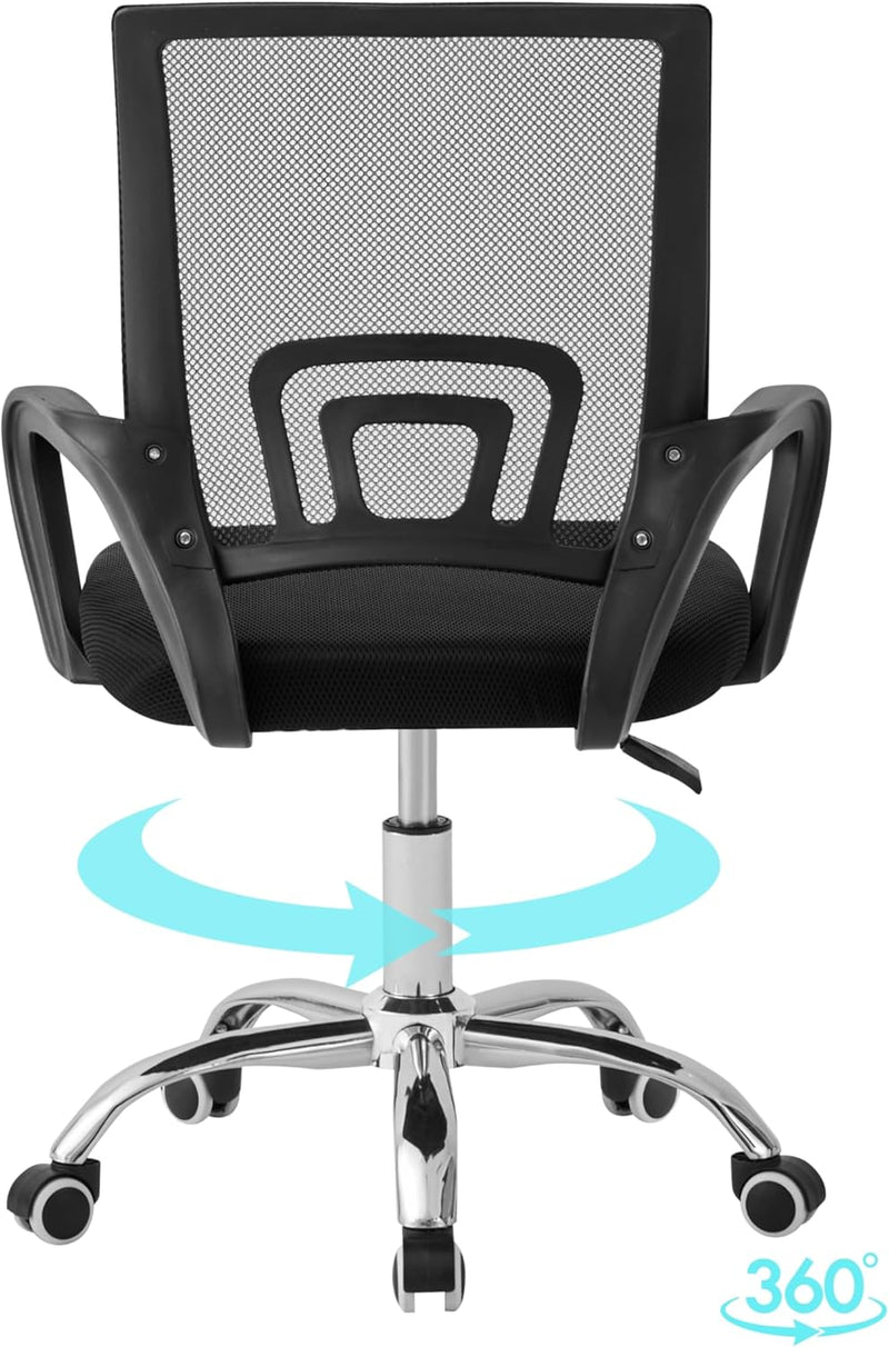 Cadeira de Escritório Secretária Giratória oferece conforto e funcionalidade para ambientes profissionais.