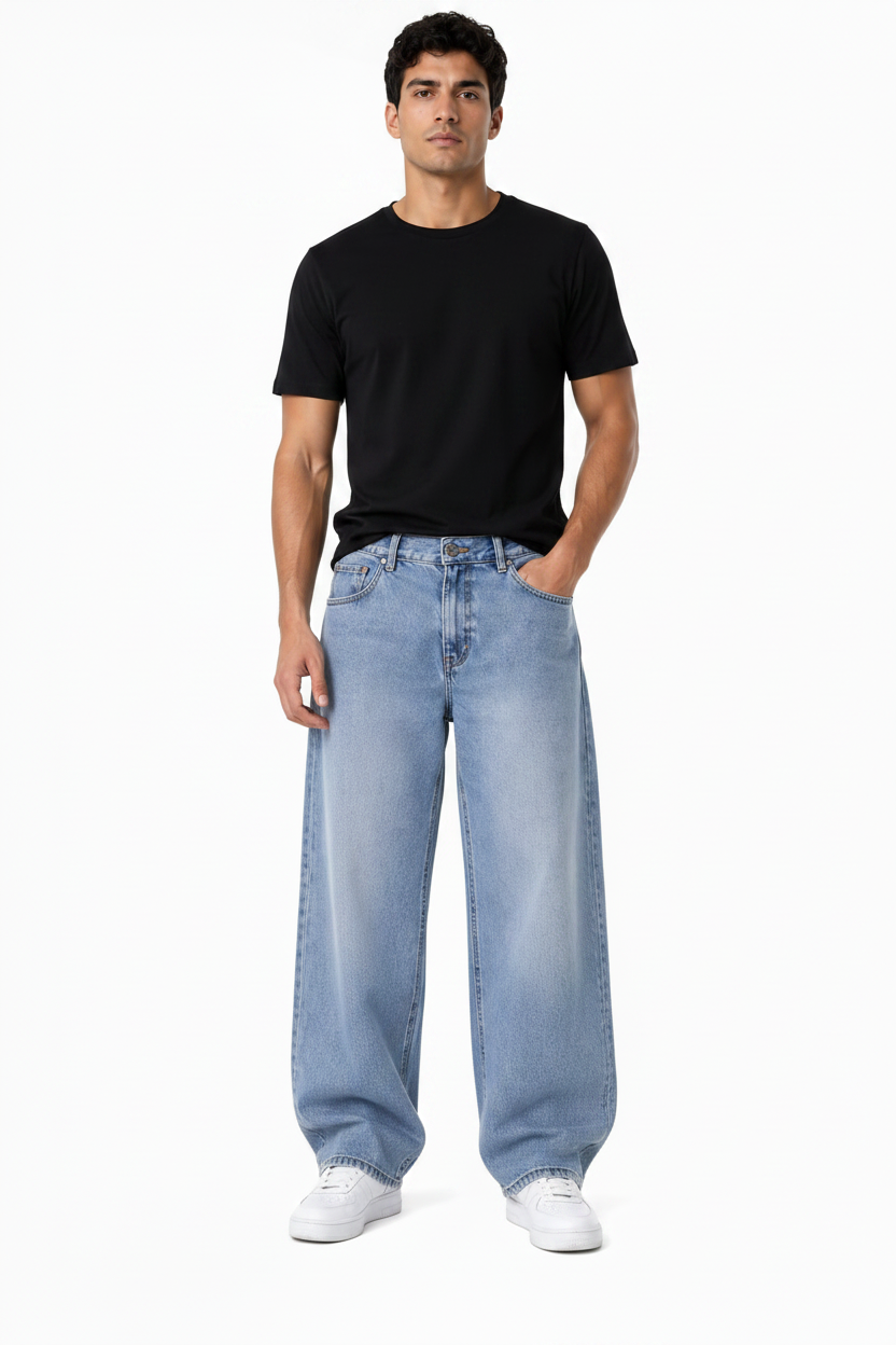 Calça Jean Masculina Oversize
