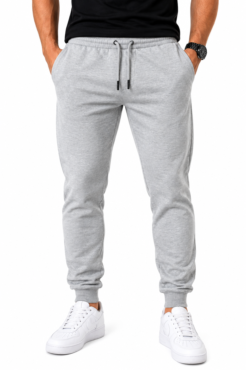 Calça Masculina Moletom Slim com Bolso e Cordão o conforto que você quer, com o visual que você procura.Tem dias em que você quer ficar confortável, mas não quer sair de casa com aparência de quem acabou de levantar do sofá.