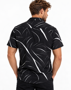 Camisa Masculina Manga Curta Estampada