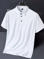 Camisa Polo Masculina em Tecido Gelado Elastico