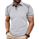 Camisa Polo Masculina de Verão com Manga Curta, oferece conforto e estilo para o dia a dia. Confeccionada em tecido leve e respirável