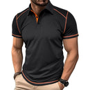 Camisa Polo Masculina de Verão com Manga Curta, oferece conforto e estilo para o dia a dia. Confeccionada em tecido leve e respirável