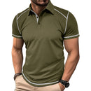 Camisa Polo Masculina de Verão com Manga Curta, oferece conforto e estilo para o dia a dia. Confeccionada em tecido leve e respirável