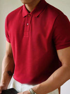 Camisa Polo Unissex Básica – Gola Polo, Manga Curta, Tecido Piquet Premium
