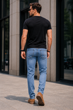 Calça Jeans Masculina Slim Fit
