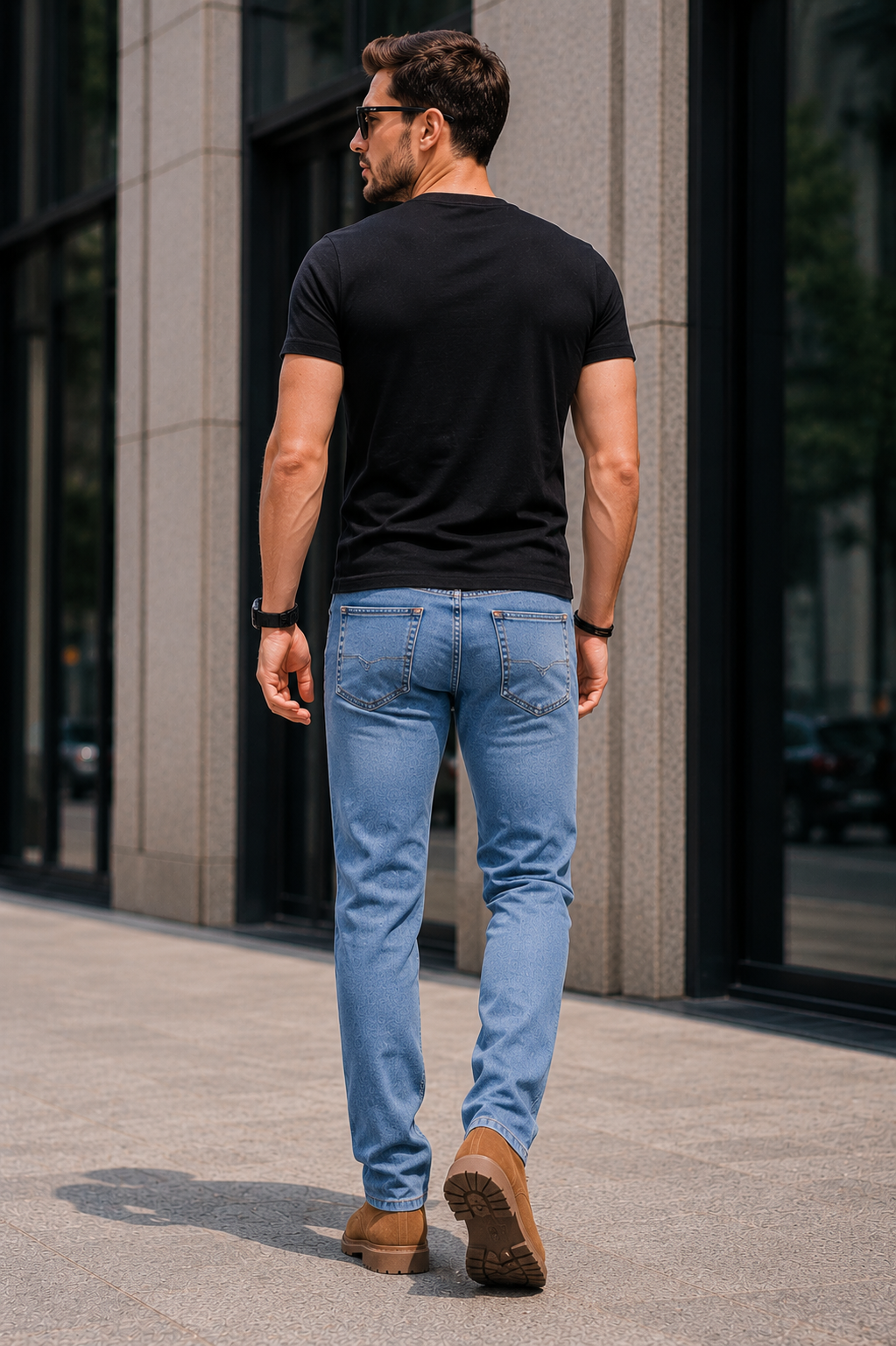 Calça Jeans Masculina Slim Fit
