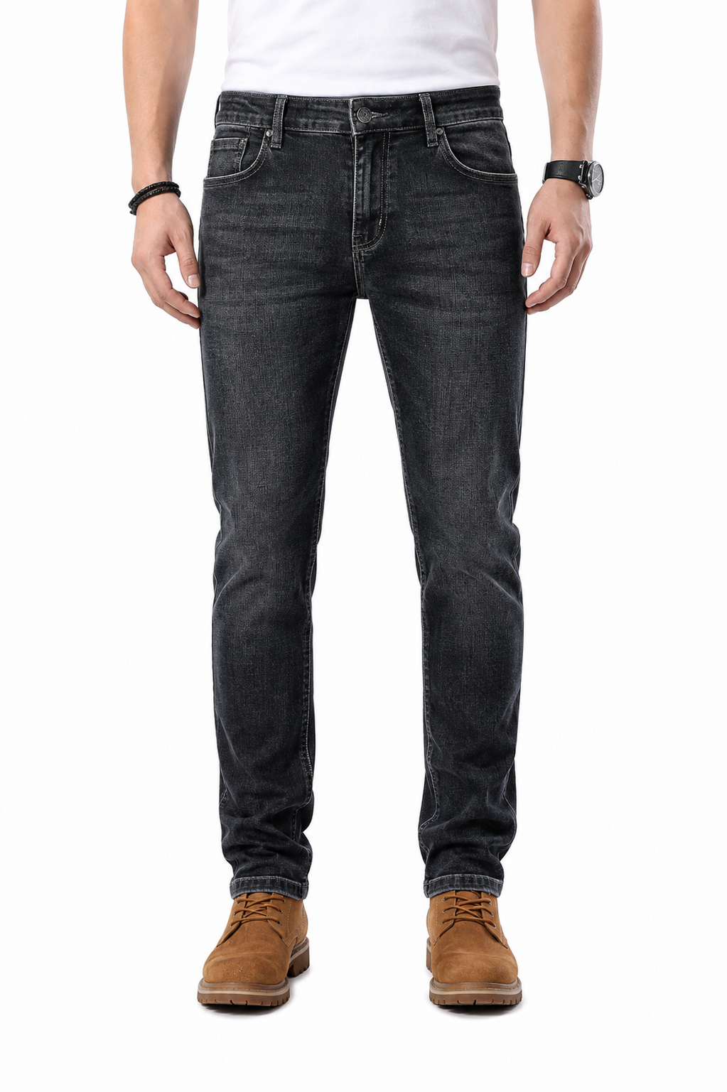Calça Jeans Masculina Slim Fit