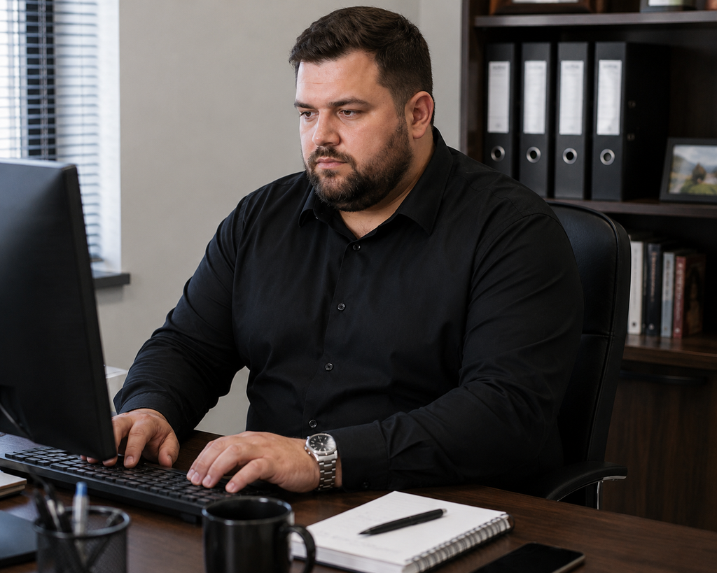 Kit 3 Camisas Sociais Masculinas Plus Size Manga Longa